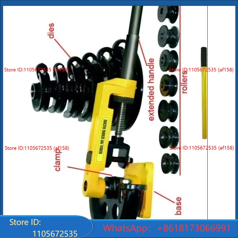 Máquina de Dobrar Tubos Manual - Manual Pipe Tube Bender 3/8 To 1 Inch avaliação e preço