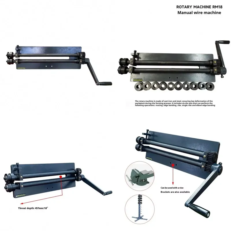 Máquina de Frisar Rotativa Man - Bead Roller Sheet Metal Forming Machine avaliação e preço