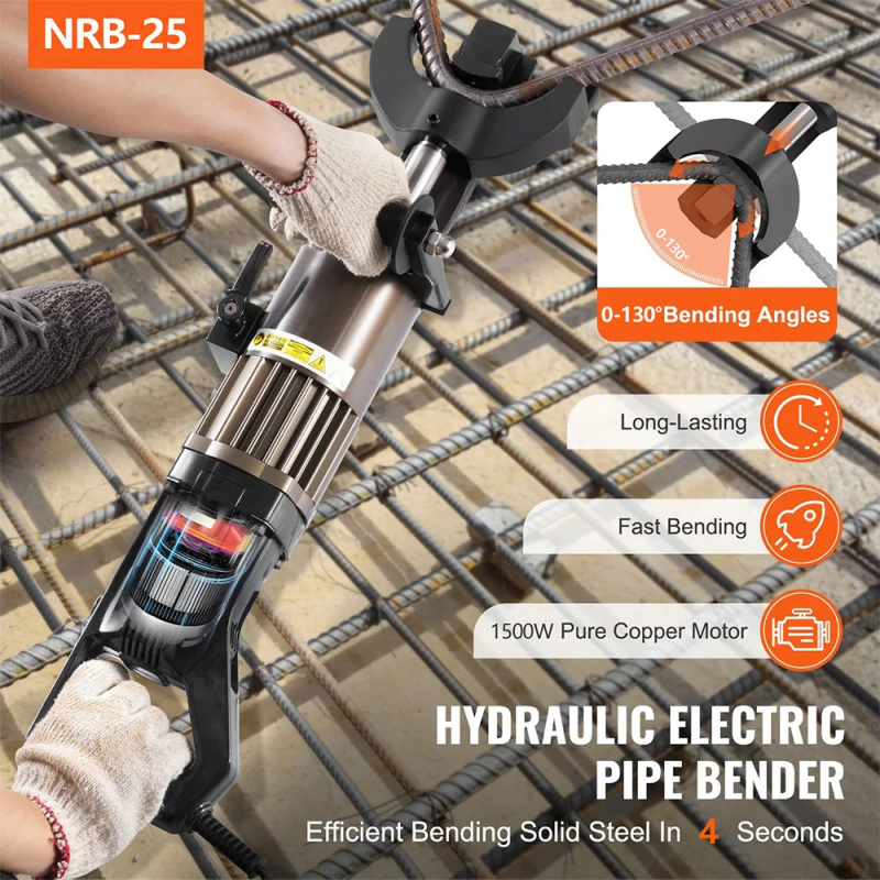 Dobrador e Endireitador de Ver - Rebar Bender Electric Portable 25Mm avaliação e preço