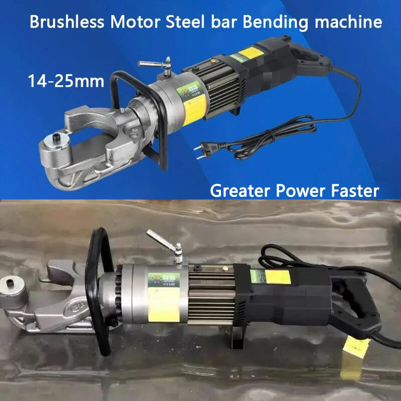 Dobrador de barra de aço sem e - Rebar Bender Electric Portable 25Mm avaliação e preço