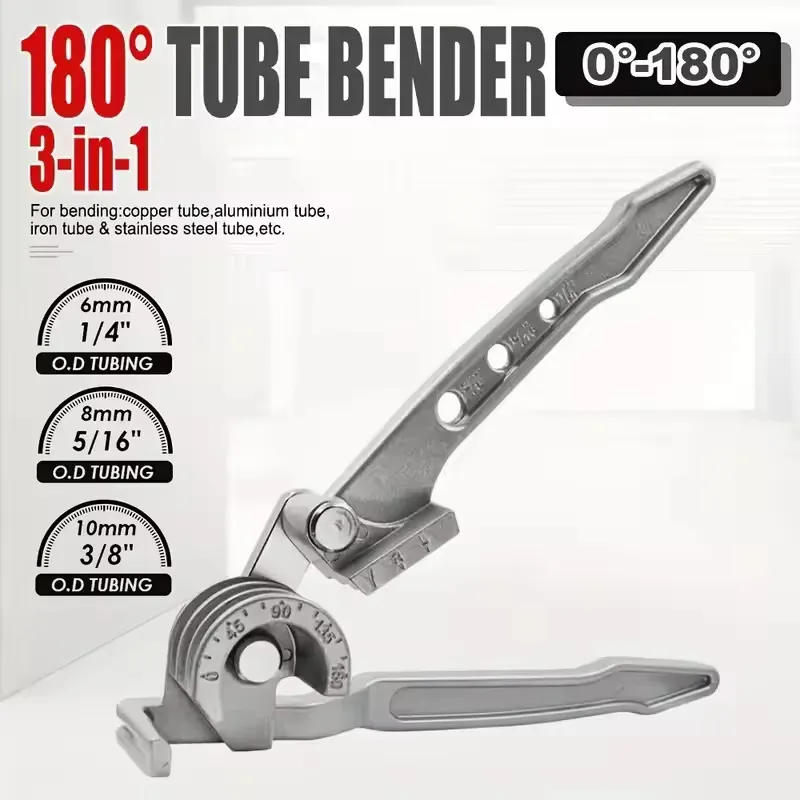 Dobrador de Tubos Metálicos 3  - Manual Pipe Tube Bender 3/8 To 1 Inch avaliação e preço